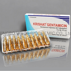 BP/USP 2ml: 20mg 2ml: 40mg 2ml: 80mg Gentamicin Sulfate Injection